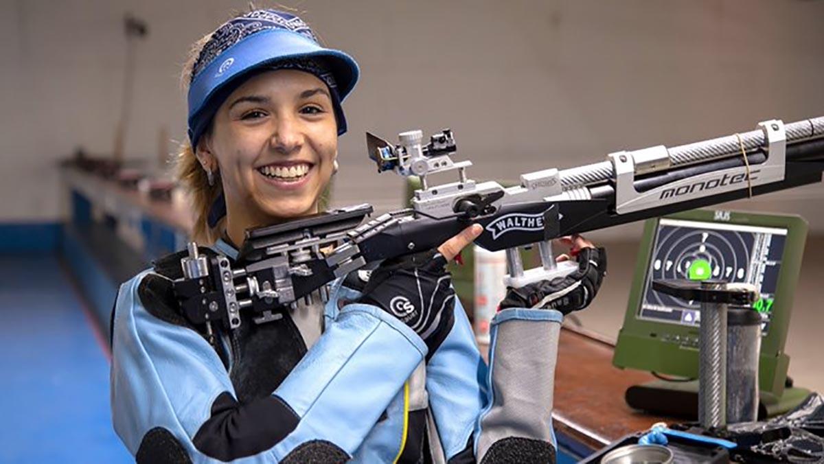 A tiro de París: Russo sacó boleto olímpico y ganó la primera medalla argentina en Santiago 2023