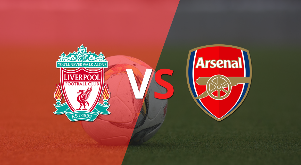 Comienza el segundo tiempo del empate entre Liverpool y Arsenal