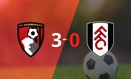 Goleada de Bournemouth 3 a 0 sobre Fulham