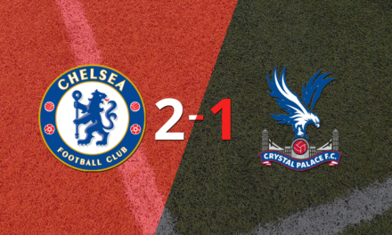 Chelsea logra 3 puntos al vencer de local a Crystal Palace 2-1