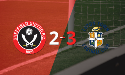 ¡Partidazo! Luton Town le ganó 3-2 a Sheffield United