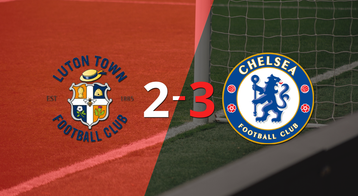 Chelsea gana 3-2 a Luton Town con doblete de Cole Palmer