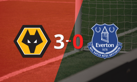 Tranquila victoria de Wolverhampton por 3 a 0 frente a Everton