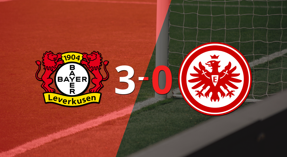 Tranquila victoria de Bayer Leverkusen por 3 a 0 frente a Eintracht Frankfurt