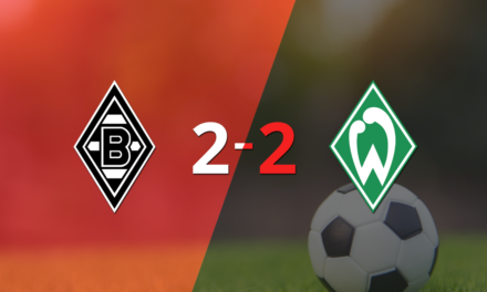 B. Mönchengladbach empata ante Werder Bremen pese al doblete de Rocco Reitz