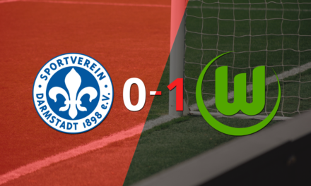 Wolfsburgo derrotó con lo justo a Darmstadt 98, con un marcador 1 a 0
