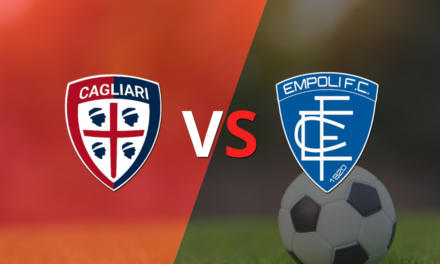 Con un empate en 0, empieza el segundo tiempo entre Cagliari y Empoli