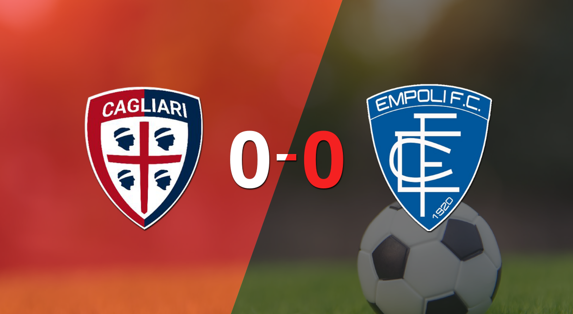No hubo goles en el empate entre Cagliari y Empoli