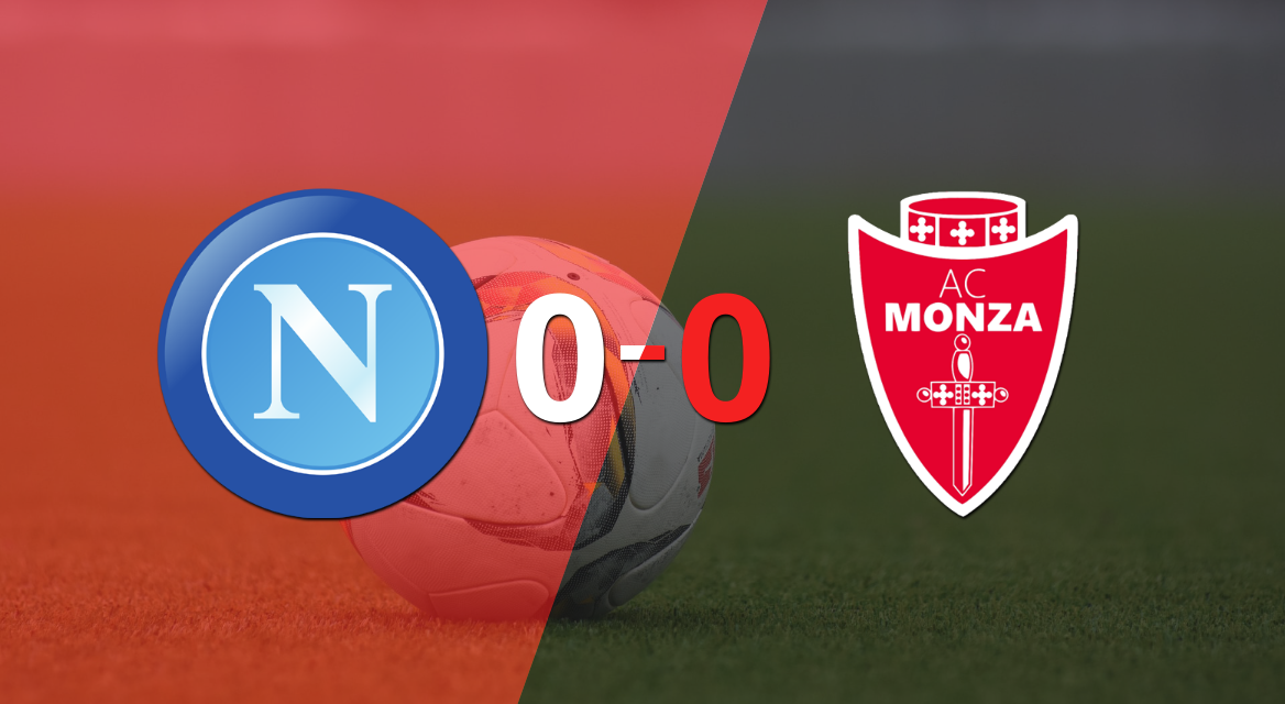 Cero a cero terminó el partido entre Napoli y Monza