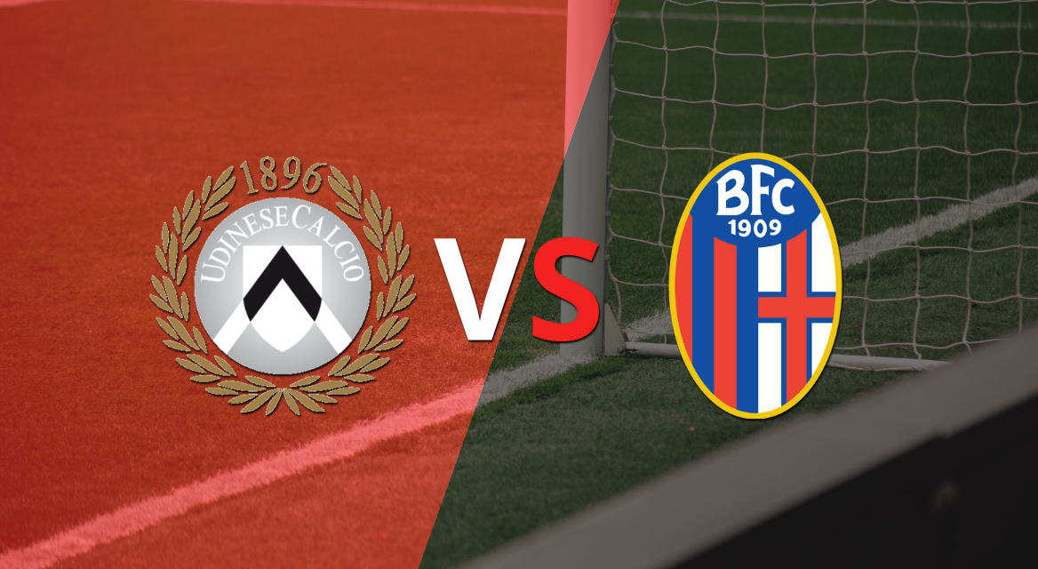 Udinese sigue arriba por 2-0 ante Bologna