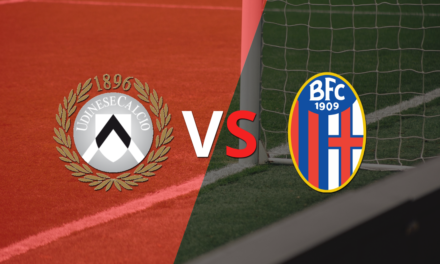 Udinese sigue arriba por 2-0 ante Bologna