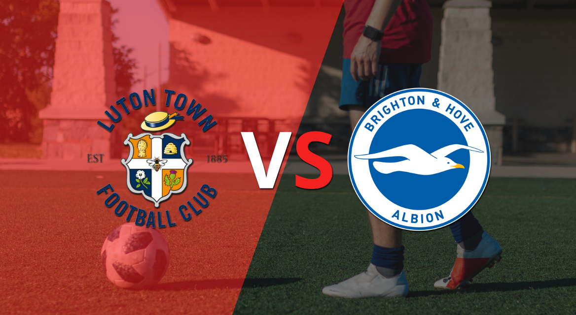 Luton Town es el dueño del partido y vence a Brighton and Hove 4-0