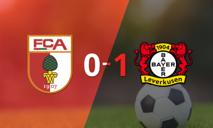 Bayer Leverkusen derrotó a Augsburg 1 a 0