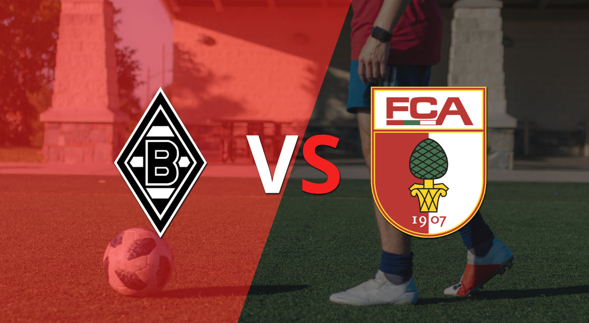 Augsburg derrota a B. Mönchengladbach2 a 1 en el estadio  Borussia Park