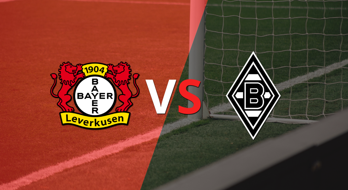 Arranca el segundo tiempo sin goles entre Bayer Leverkusen y B. Mönchengladbach
