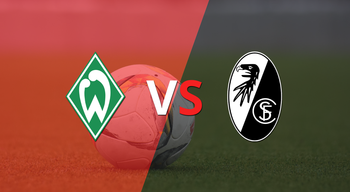 Werder Bremen y Friburgo buscan el gol que desempate el encuentro en el segundo tiempo