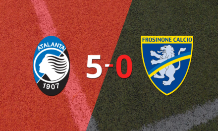 Atalanta liquidó en su casa a Frosinone por 5 a 0
