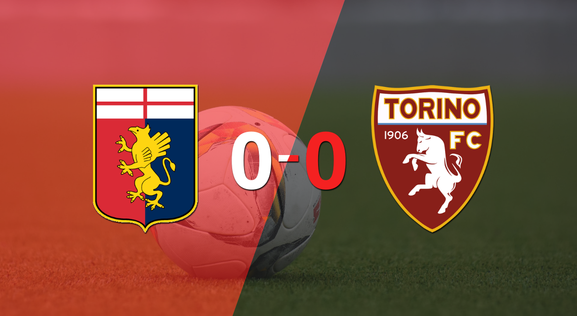 Genoa y Torino igualaron sin goles en el marcador