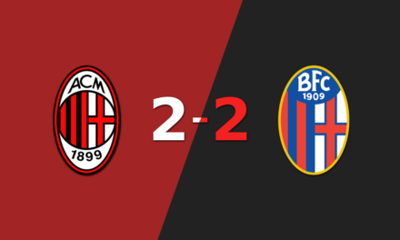 Milan empata ante Bologna pese al doblete de Ruben Loftus-Cheek