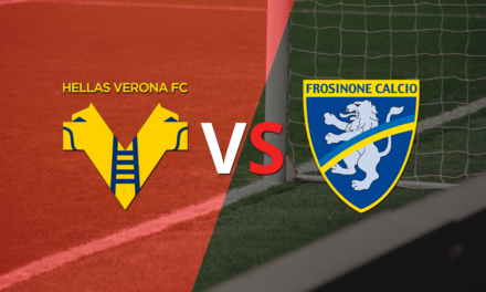 Frosinone llega al empate momentáneo frente a Hellas Verona