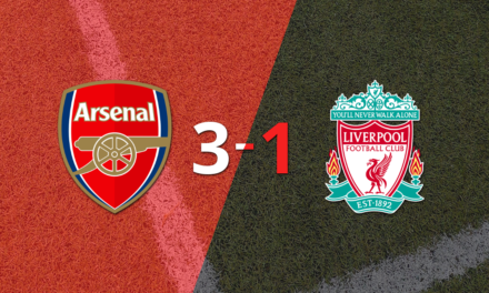 Gran victoria de Arsenal sobre Liverpool por 3-1