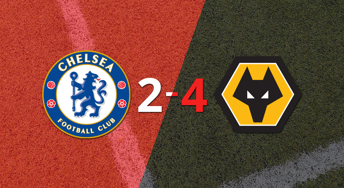 Wolverhampton superó 4 a 2 a Chelsea con hat-trick de Matheus Cunha