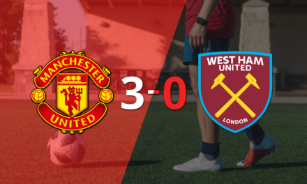 Manchester United derrotó sin complicaciones a West Ham United con doblete de Alejandro Garnacho