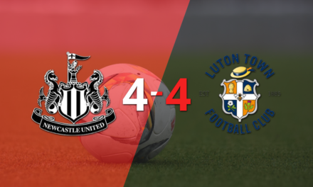 Los dos goles de Sean Longstaff no evitaron el empate entre Newcastle United y Luton Town