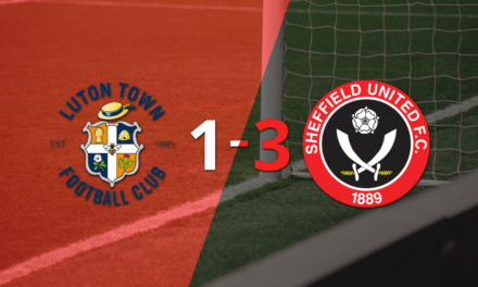 Sheffield United gana 3 a 1 en su visita a Luton Town