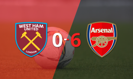 Goleada de Arsenal a West Ham United con doblete de Bukayo Saka incluído