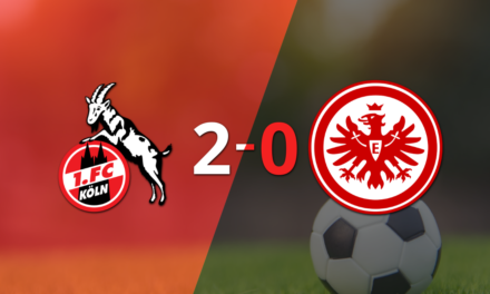 Victoria en casa de Colonia ante Eintracht Frankfurt por 2-0