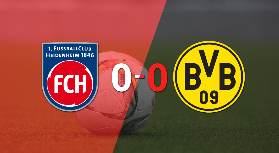 Heidenheim y Borussia Dortmund igualaron sin goles en el marcador