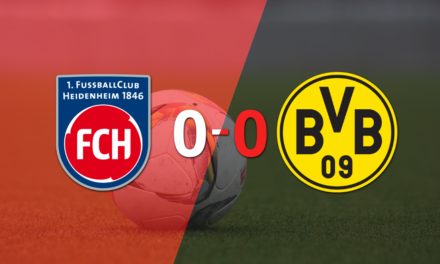 Heidenheim y Borussia Dortmund igualaron sin goles en el marcador