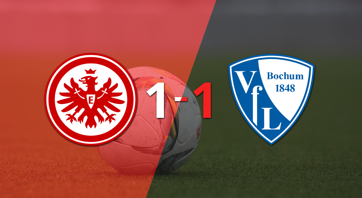 Reparto de puntos en el empate a uno entre Eintracht Frankfurt y Bochum