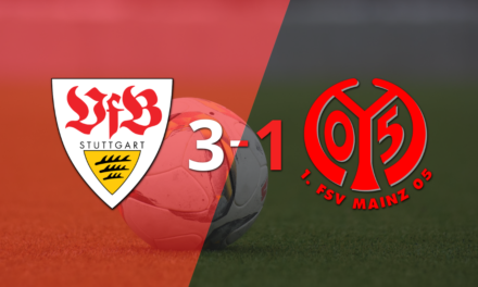 Sin muchas complicaciones, Stuttgart goleó 3-1 a Mainz