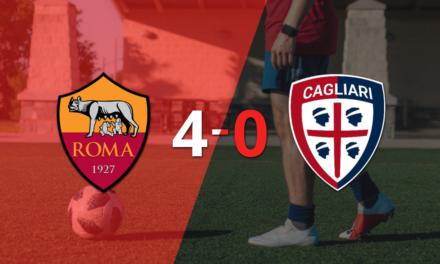 Con doblete de Paulo Dybala, Roma liquidó 4-0 a Cagliari