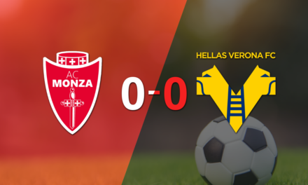 Monza y Hellas Verona empataron sin goles