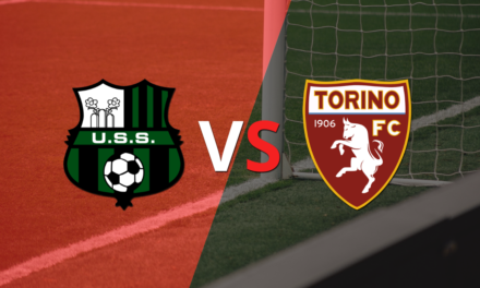 Sassuolo y Torino intentan romper el empate en el segundo tiempo
