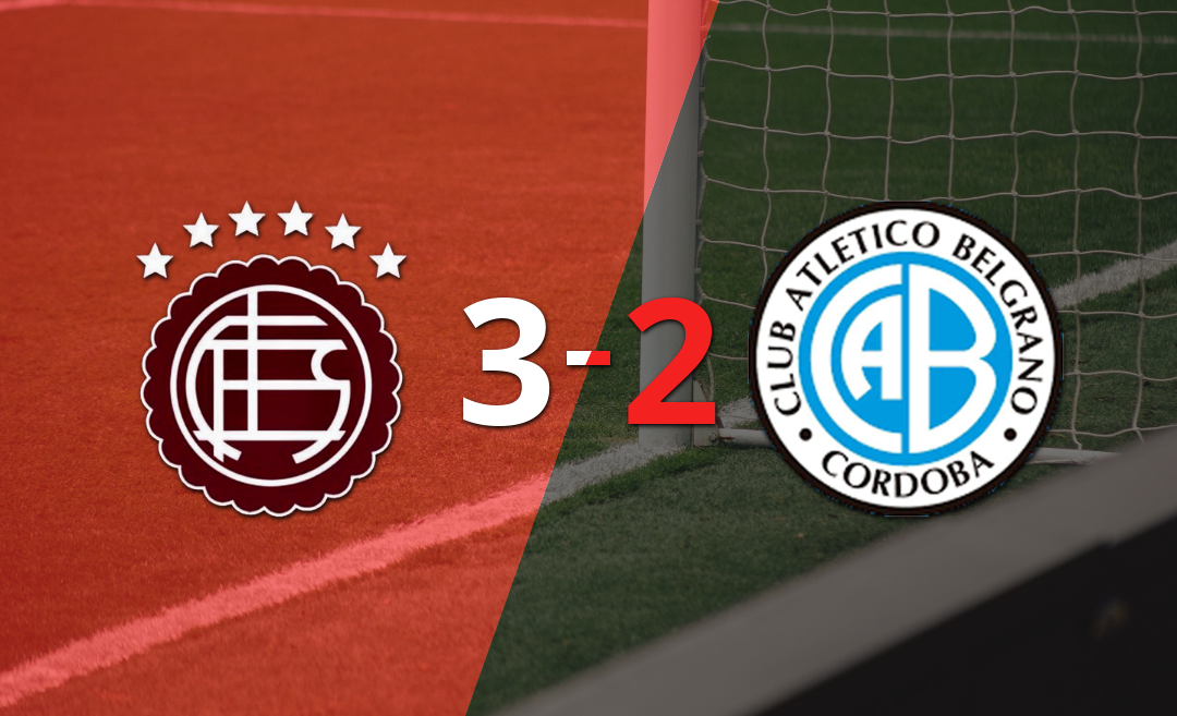 Belgrano terminó cayendo derrotado con Lanús 3 a 2