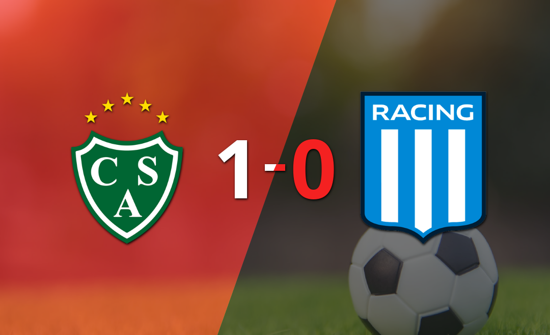 Sarmiento derrotó 1-0 a Racing Club con un gol de Ezequiel Naya