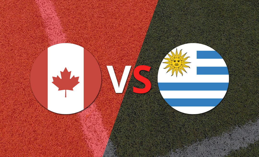 Uruguay le empató a Canadá en la agonía del partido