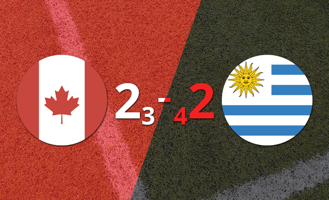 Uruguay logró el tercer puesto venciendo en los penales a Canadá
