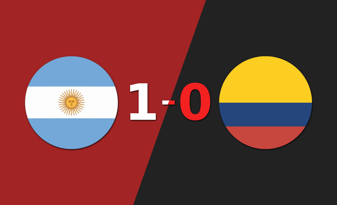 Argentina es campeón al vencer 1-0 a Colombia