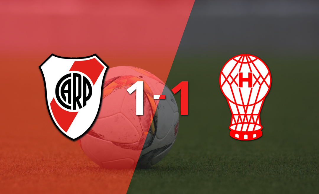 Reparto de puntos en el empate a uno entre River Plate y Huracán