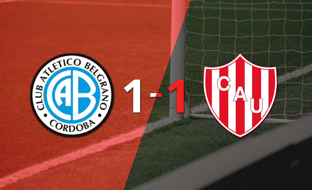 Belgrano empató 1-1 contra Unión sobre el final del partido