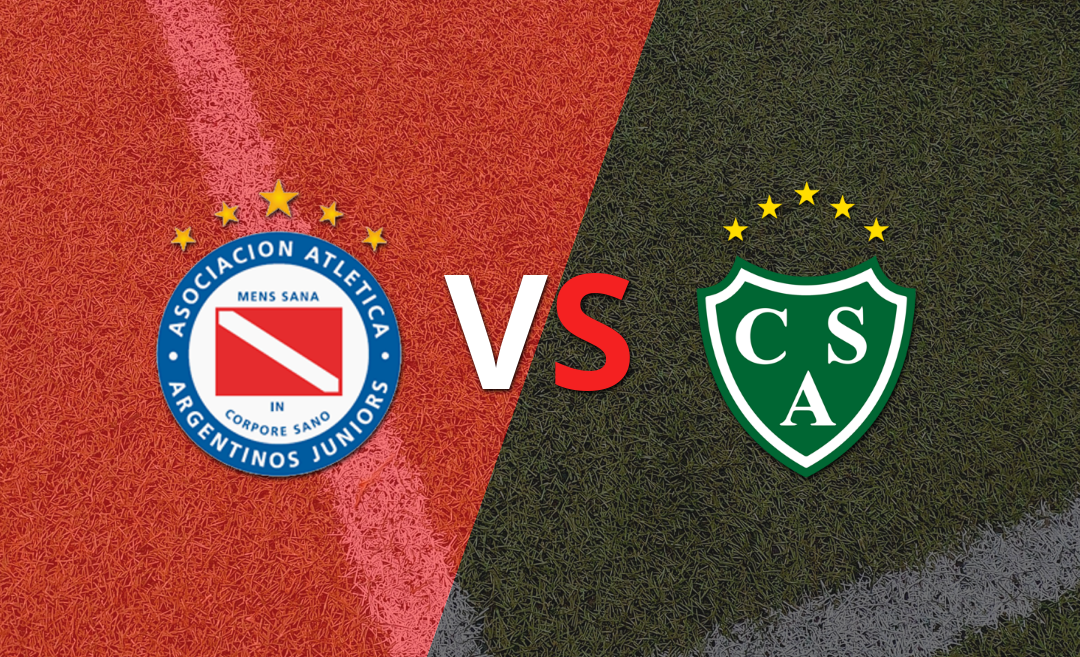 Argentinos Juniors y Sarmiento llegan al segundo tiempo sin goles