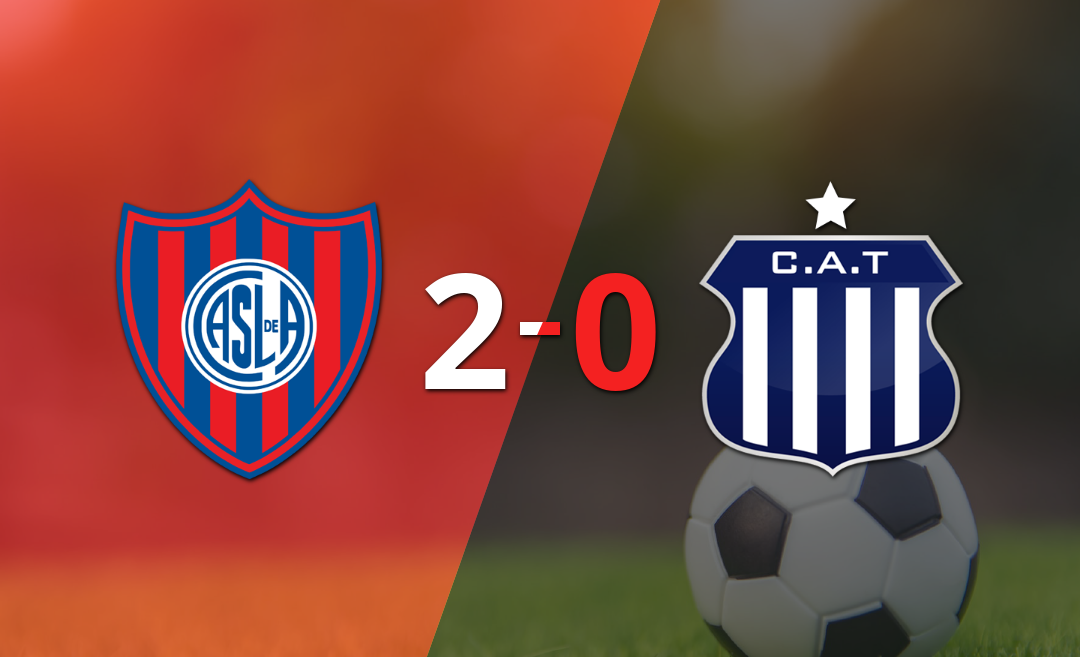 San Lorenzo dominó a Talleres con un 2-0 en un partido electrizante