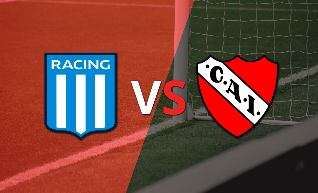 Se juega el segundo tiempo del empate en 0 entre Racing Club e Independiente