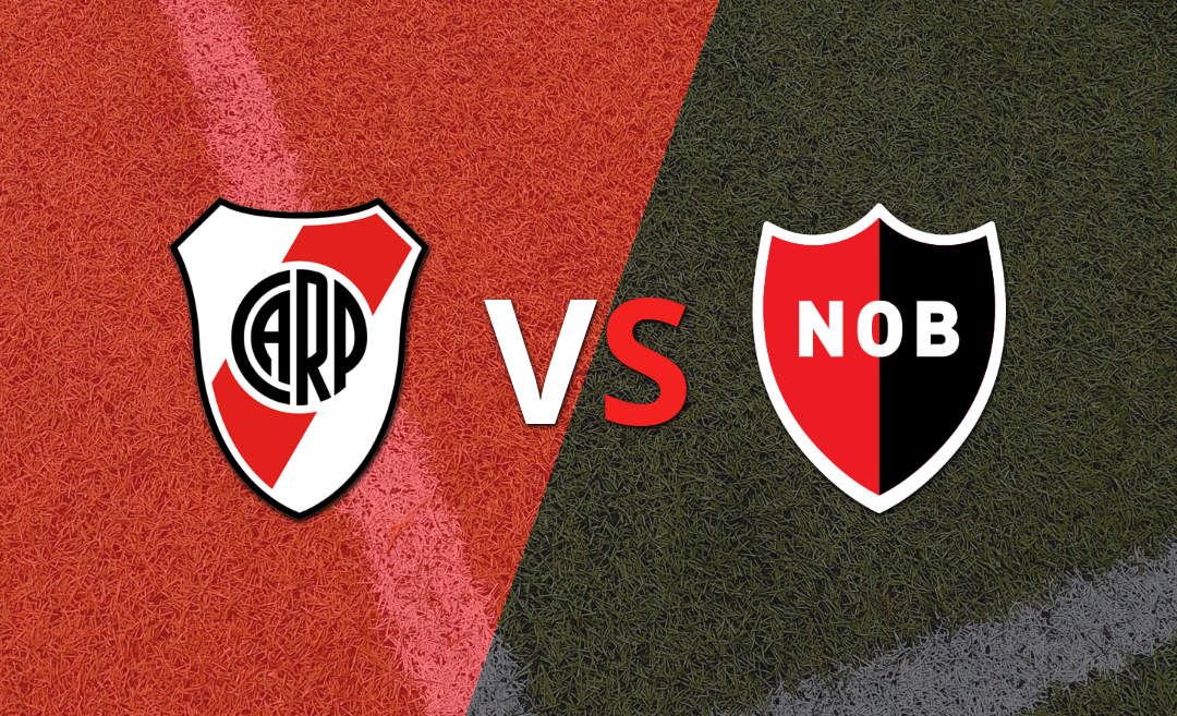 El segundo tiempo comienza sin goles entre River Plate y Newell`s