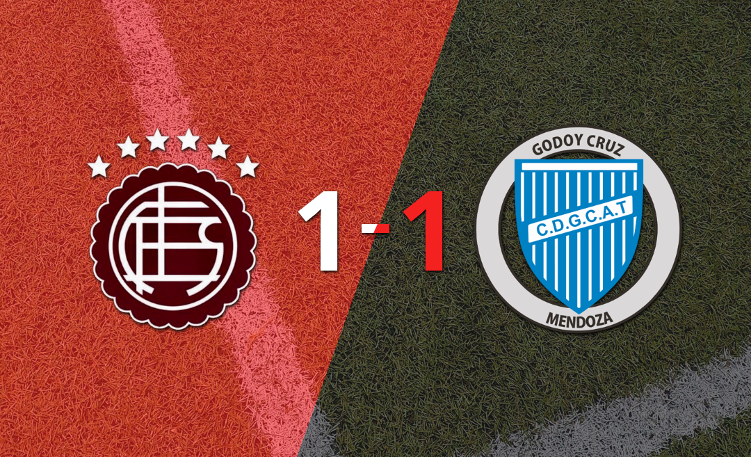 Lanús y Godoy Cruz empataron 1 a 1